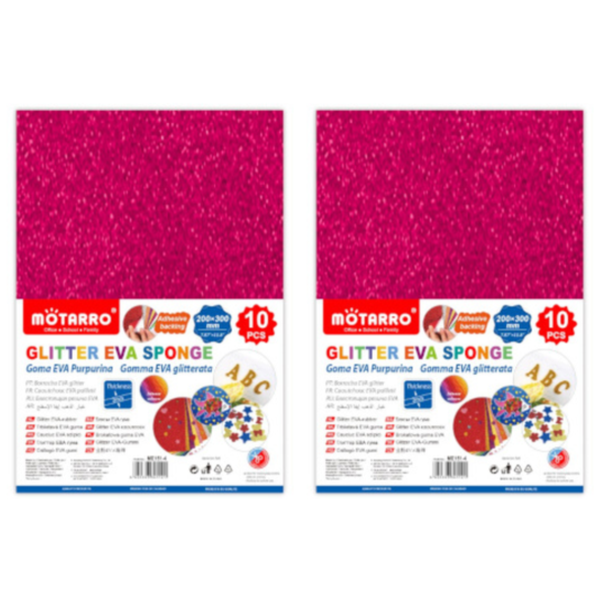 Motarro Eva Sponge A4 10 Pieces - 2 Pack