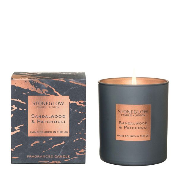Sandalwood &amp; Patchouli Fragranced Candle
