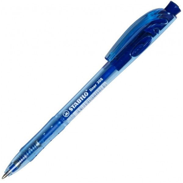 308 Liner Ballpen Retractable- Blue ×6 image