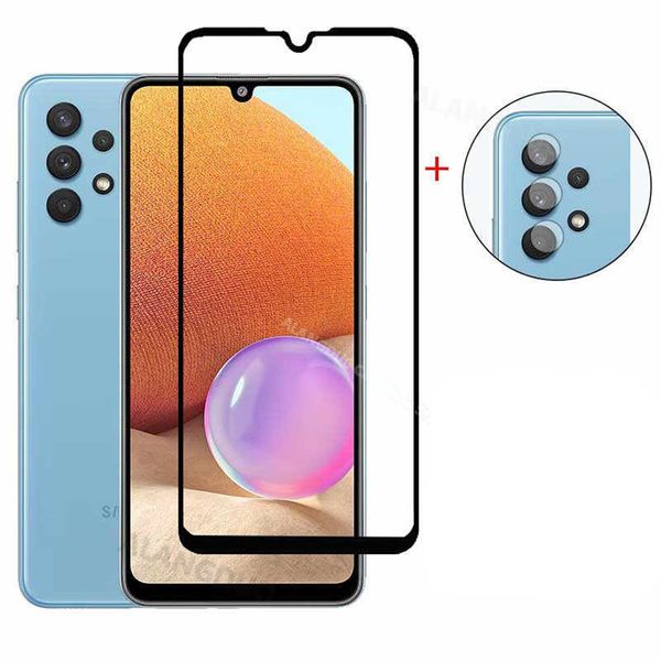Tempered Glass and Camera Lens Protector for Samsung A32 - 5G Edition