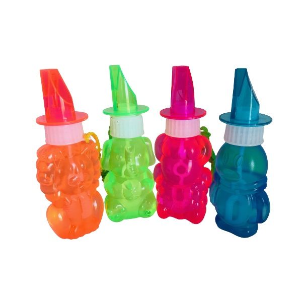 Animal Shapes - Bubbles with Whistles &amp; Neck Straps - Set of 8