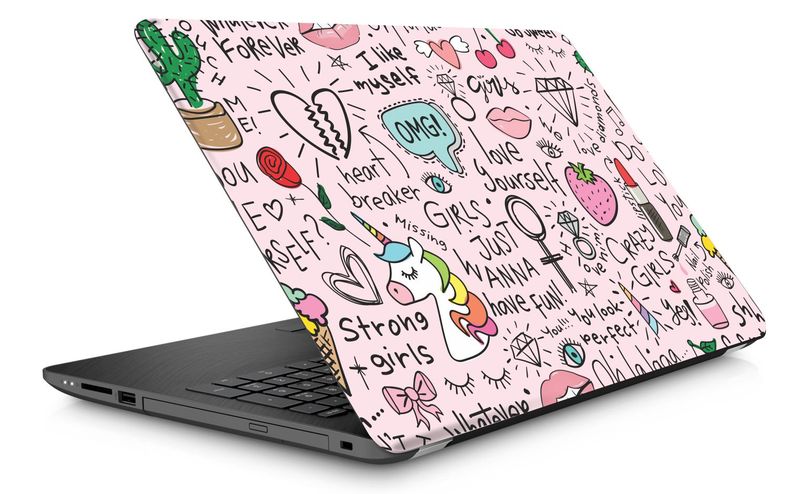 Laptop Skin Unicorn Motivation