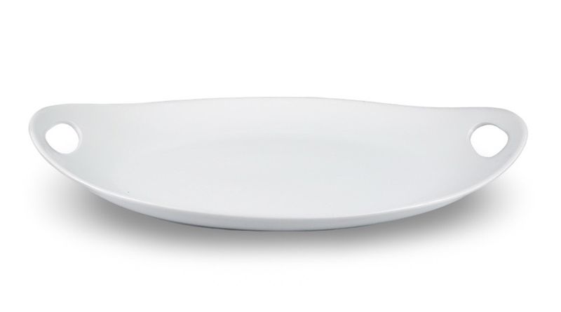Verge Ceramic Oval Platter - 49x29x10cm