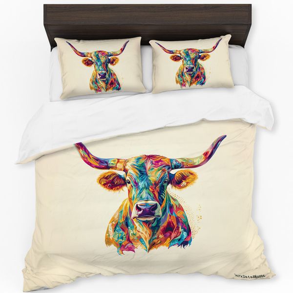 Texas Longhorn Duvet Cover Set by Wikus Schalkwyk