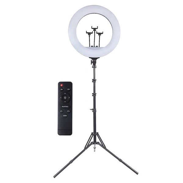 18 Inch Selfie Ring Light w/ 210cm Tripod for MuAs &amp; Content Creators
