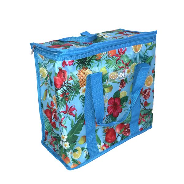Cooler Bag Insulated with Carry Handles - 16 Litres - Tropical Design