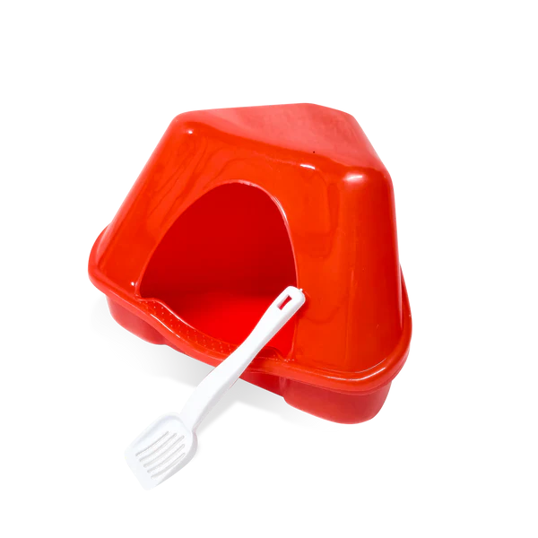 Unipet - Corner Toilet With Cover And Sifter