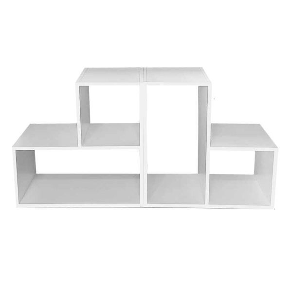 Infinitude Modular TV Stand Bookcase &amp; Storage Cabinet - White