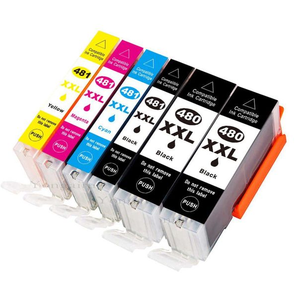 INKWAREHOUSE Ink Cartridge Compatible with Canon 480 XXL / 481 XXL Multipack + 1 X 480XXL
