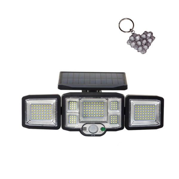 FA-2188 Solar Powered LED Sensor Light and handmade keyholder