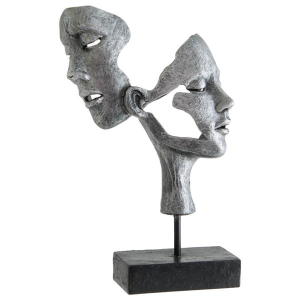 Opulent Abstract Lovers Sculpture 21x8x33cm