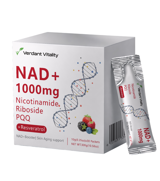 Verdant Vitality NAD+ 1000mg liquid Nicotinamide Riboside with PQQ - 30's