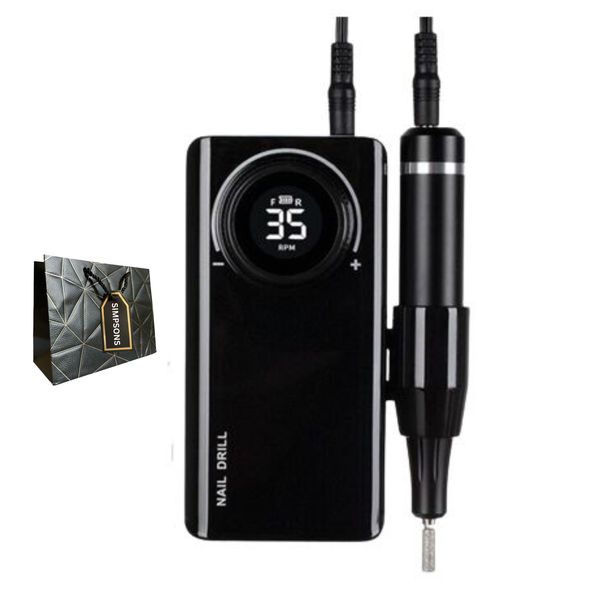 Rechargeable Electric Nail Drill Machine &amp; Simpsons Bag