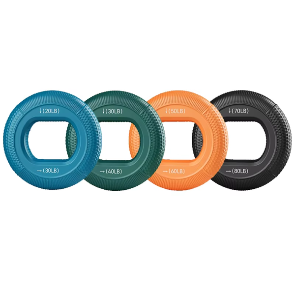 Silicone Hand Grip Strengthener-Hand Strength Trainer- 4 Piece