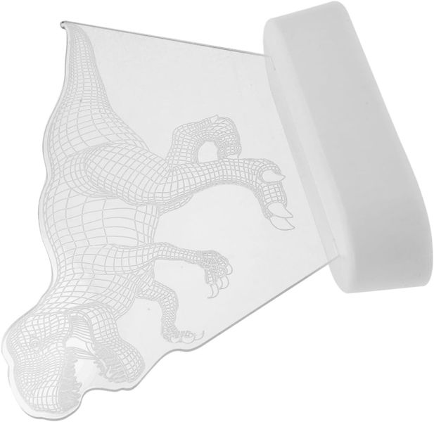 Dinosaur Bedside Lamp Cute LED Night Light for Bedroom Portable Nightstand
