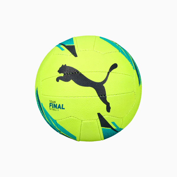Puma teamFINAL .3 Netball - Lemon Tonic/Spectra Green/Ocean Depth