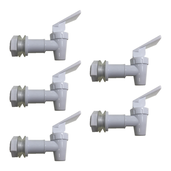 5 Pcs Plastic Faucet Jar Wine Barrel Water Tank Faucet Compatible with None