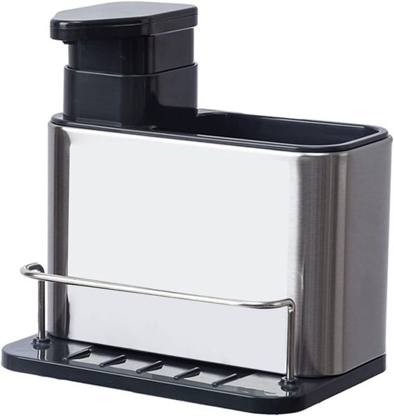 Sponge Brush Tabletop Multi Purpose Countertop 3 in 1 Tray Drainer