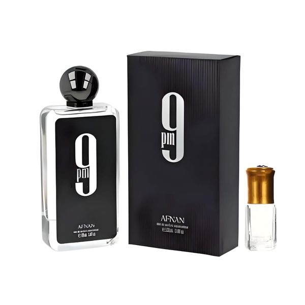 9pm by Afnan Eau de Parfum - 100ml + Perfume Oil