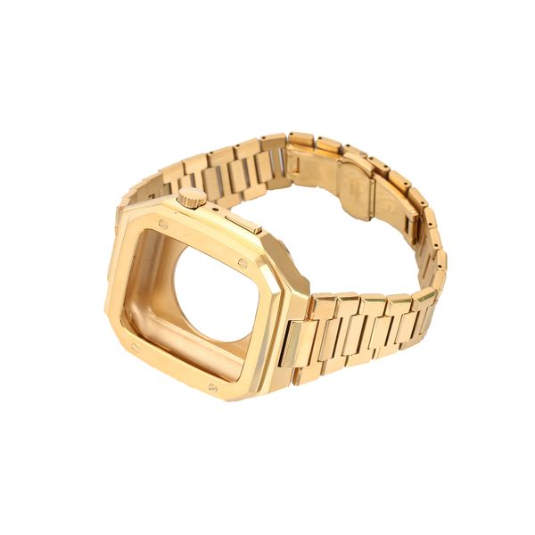Heavy Duty Metal Watch Strap and Case for Apple