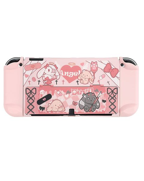 Protective Case Slim Cover Case for Nintendo Switch OLED - Gothic Bunny