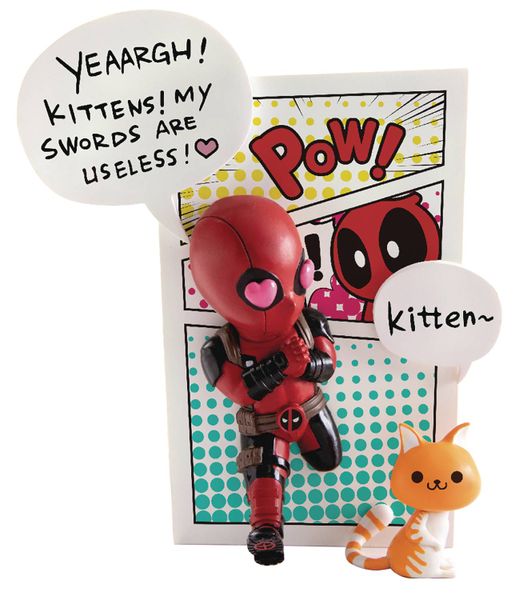 Marvel Comics Mea-004 Deadpool Jump Out 4TH Wall PX Figure