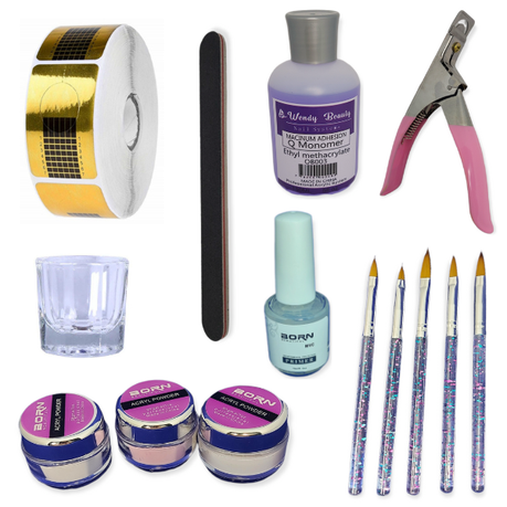 Acrylic Nail Starter Kit - 14 Piece | Buy Online in South Africa |  