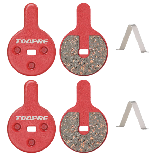 Toopre Bicycle Twin Pack Resin Semi Metal Disc Brake Pads TP-07D