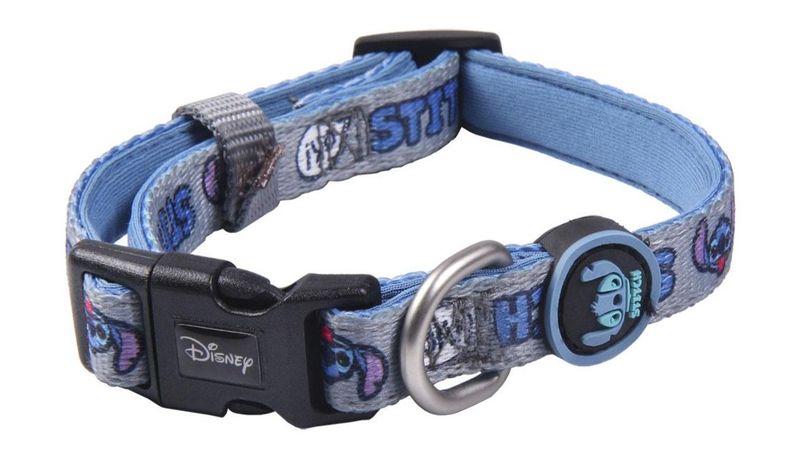 Disney Stitch Premium Adjustable Dog Collar with Quick Release Buckle