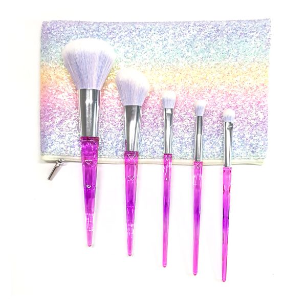 GagaFast Professional Makeup Brush 5 Pieces Cosmetic Set with Bag