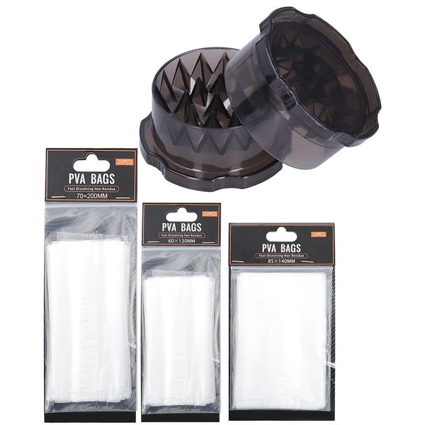 Carp Fishing Boilie Bait Grinder with 60pcs PVA Bags