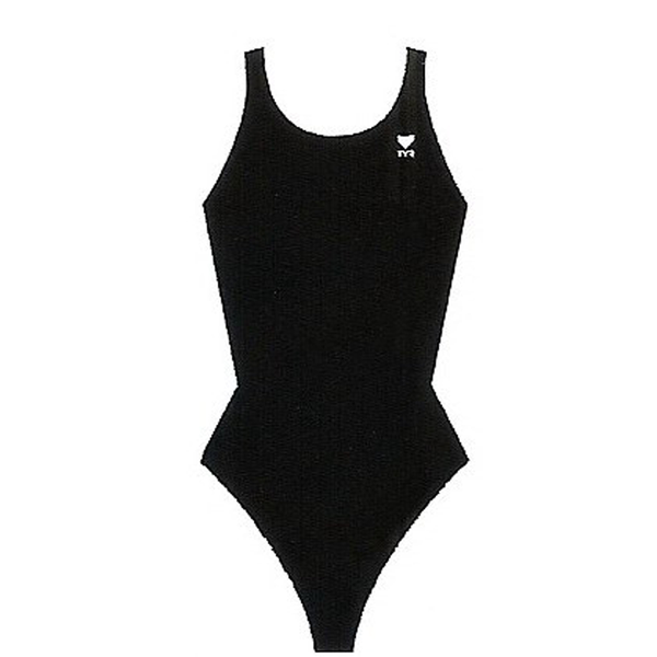 TYR Women's Durafast Elite Solid Powerback Bathing Suit - Black