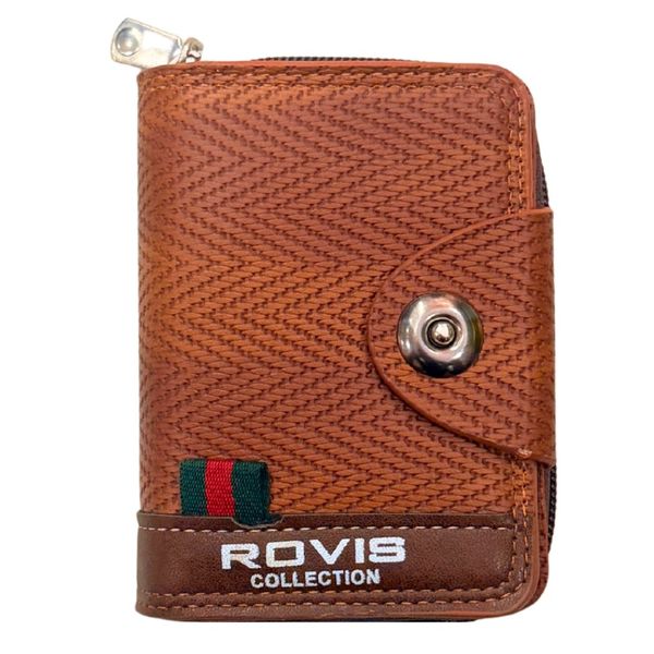 Rovis Leather Cardholder Wallet - Slim Credit Card Holder
