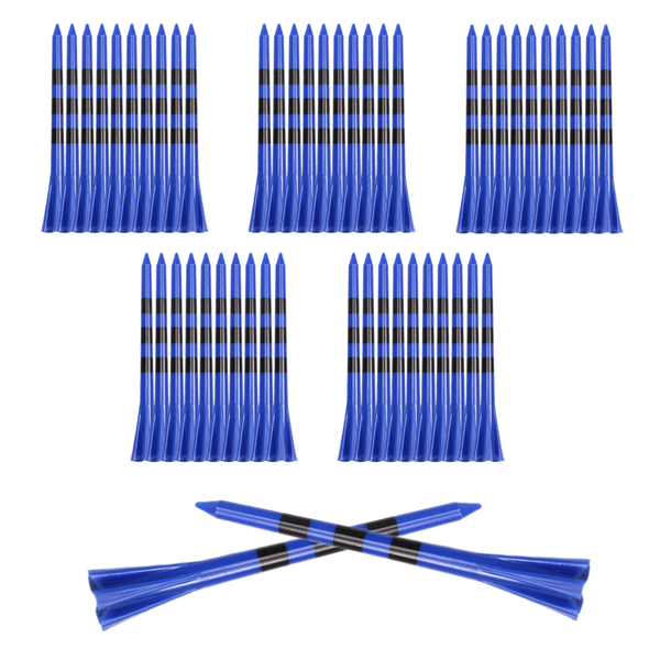 Plastic Golf Tees Pack of 50 5 Prongs Plastic Golf Tees 3-1/4 Inch
