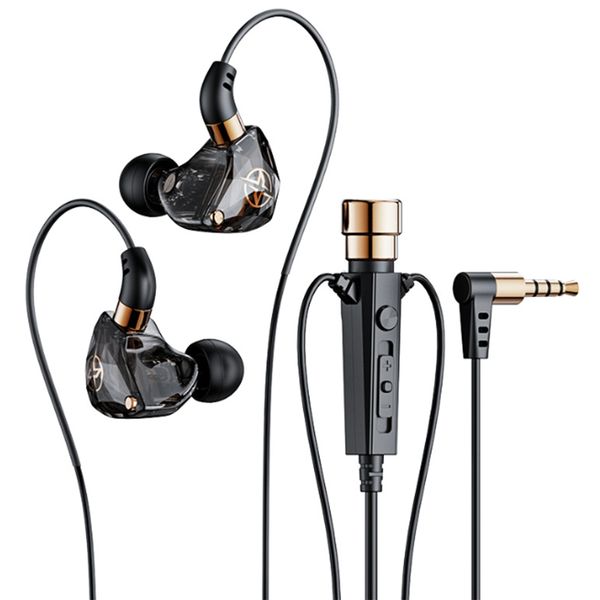 HiFi Wired Headphones with Microphone Noise-Cancelling Dynamic Earphones i