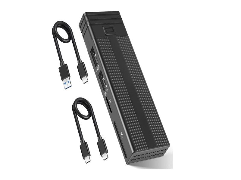 Multifunctional M.2 SSD Enclosure USB 3.2 + CARD READER (10GBPS)