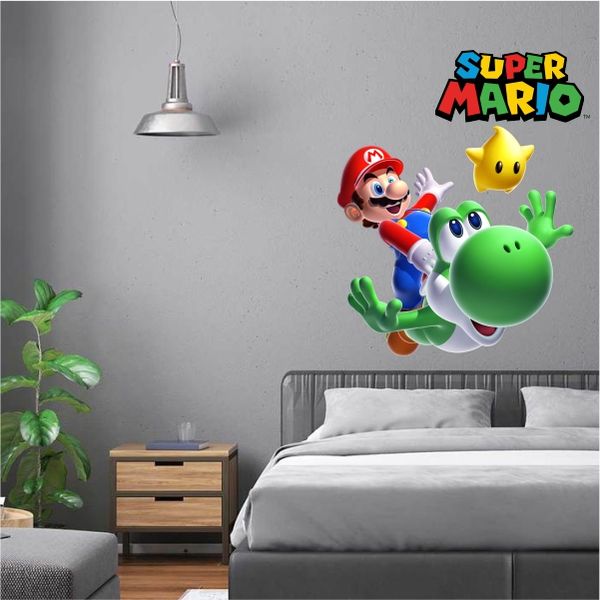 Super Mario Bro and Yoshi Wall Art -