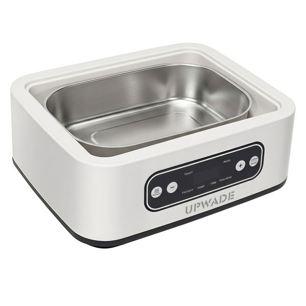1.6L Automatic Yogurt Maker Machine - 304 Stainless Steel Square Fermenter