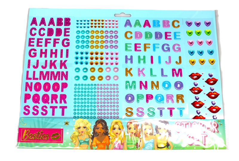 Besties Sticker Set-Pearl N Puffy Stickers