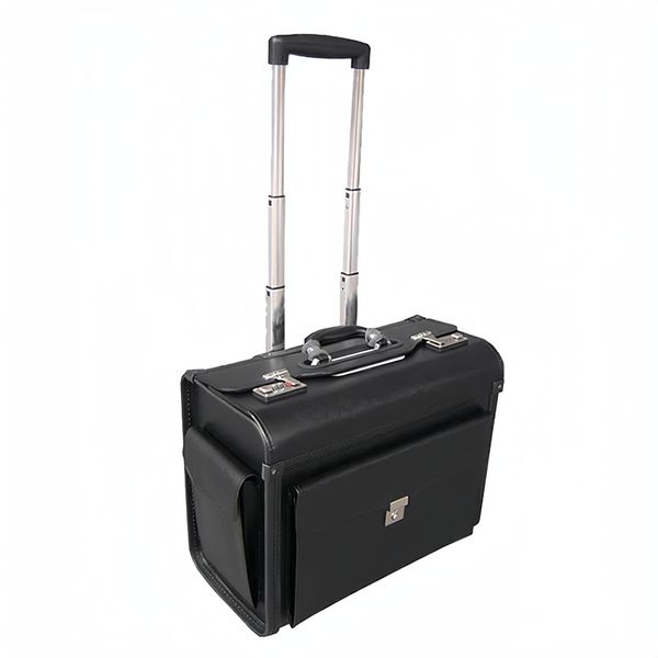 Attendant Luggage Flight Luggage Business Cabin Retro Suitcase Travel Balck