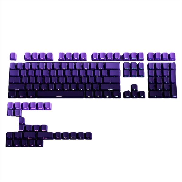 Gradient Purple Double Shot Pbt Keycap Backlit Keycap 130 Key