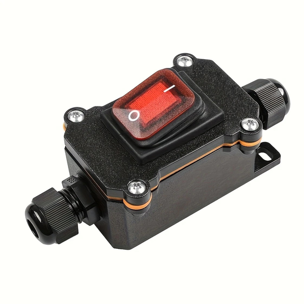 Waterproof Inline Power Switch for Home Appliances (110V-220V)