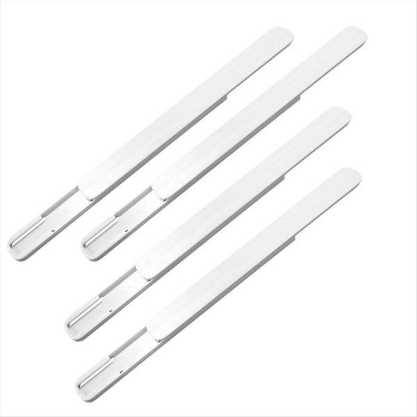 4 Pcs Adhesive Sliders for Cabinets Pull Out Drawer Organizer Accessories B