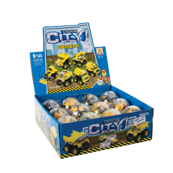 Mini Truck Building Blocks Tube