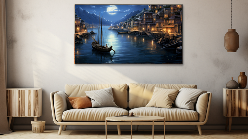 Canvas Wall Art - Portof Dreams Abstract - HD0012