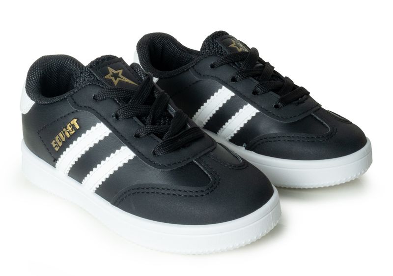 Soviet Kids Isla Low Cut Pu Casual Lace Up Sneaker - White/Navy