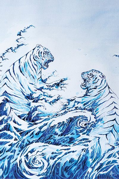 Marc Allante - The Crashing Waves Poster