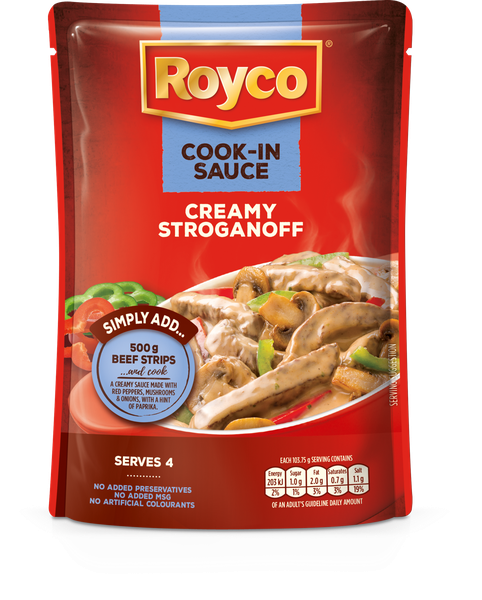 Royco Creamy Stroganoff Wet Cook in Sauce 415g
