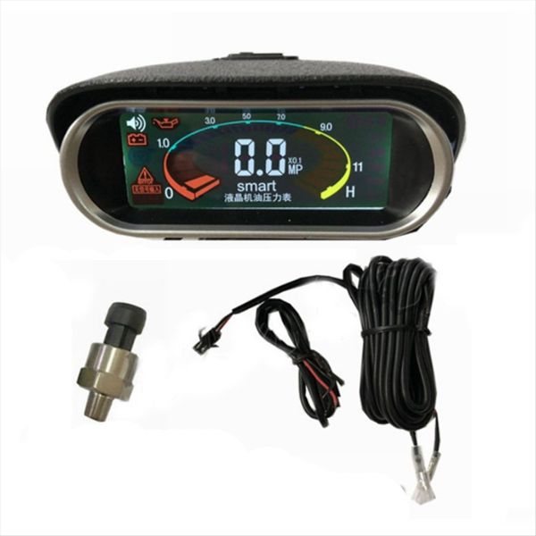 Lcd 12V-24V Excavator Truck Car Engine Oil Compatible with Universal
