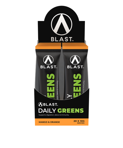 BLAST Daily Greens Mango &amp; Orange Carton Sachets